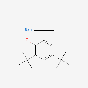 molecular formula C18H29NaO B12647973 sodium;2,4,6-tritert-butylphenolate CAS No. 27801-58-7
