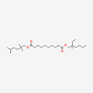molecular formula C27H52O4 B12648019 2-Ethylhexyl 2,2,5-trimethylhexyl sebacate CAS No. 71607-40-4