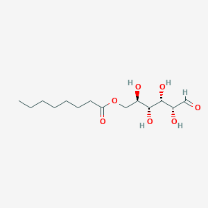 molecular formula C14H26O7 B1264803 6-O-capryloylglucose 