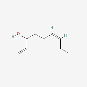 molecular formula C9H16O B12648047 (Z)-Nona-1,6-dien-3-ol CAS No. 66972-01-8