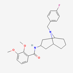 molecular formula C24H29FN2O3 B1264806 2,3-Dimeo-fbzanb CAS No. 87964-79-2