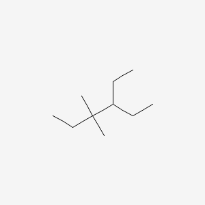 molecular formula C10H22 B12648083 4-Ethyl-3,3-dimethylhexane CAS No. 52897-05-9