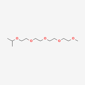 molecular formula C12H26O5 B12648109 15-Methyl-2,5,8,11,14-pentaoxahexadecane CAS No. 63095-28-3