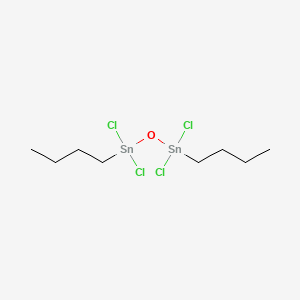 molecular formula C8H18Cl4OSn2 B12648140 1,3-Dibutyl-1,1,3,3-tetrachlorodistannoxane CAS No. 93841-43-1