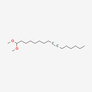molecular formula C18H34O2 B12648185 7-Hexadecyne, 16,16-dimethoxy- CAS No. 71487-15-5