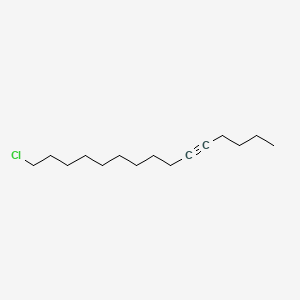 molecular formula C15H27Cl B12648188 5-Pentadecyne, 15-chloro- CAS No. 71566-60-4