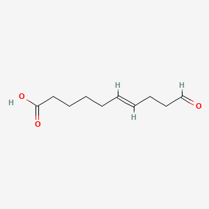 molecular formula C10H16O3 B12648217 10-Oxo-6-decenoic acid CAS No. 70994-14-8