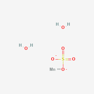 molecular formula H4MnO6S B1264823 manganese(II) sulfate dihydrate 