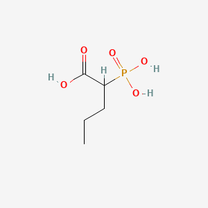 molecular formula C5H11O5P B12648258 2-Phosphonovaleric acid CAS No. 5650-83-9