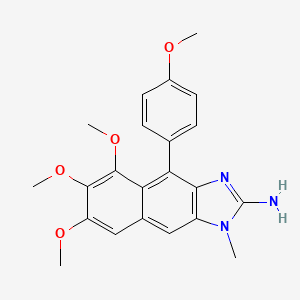 molecular formula C22H23N3O4 B1264826 Kealiinine C 