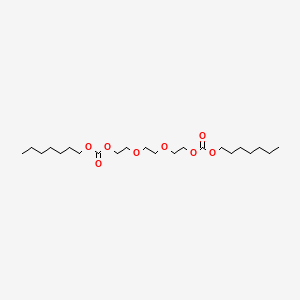 molecular formula C22H42O8 B12648285 Diheptyl 2,5,8,11-tetraoxadodecanedioate CAS No. 84000-73-7