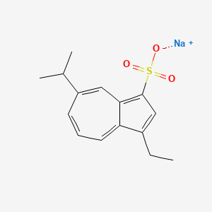 molecular formula C15H17NaO3S B1264829 Egualen sodium CAS No. 97683-31-3