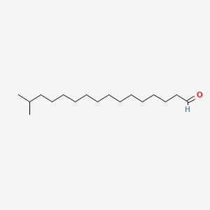 molecular formula C17H34O B12648307 Isoheptadecan-1-al CAS No. 93843-21-1