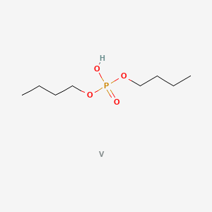 molecular formula C8H19O4PV B12648386 Dibutyl hydrogen phosphate, vanadium salt CAS No. 29359-66-8