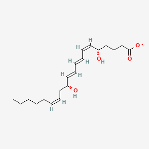 molecular formula C20H31O4- B1264842 leukotriene B4(1-) 
