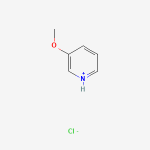 molecular formula C6H8ClNO B12648427 3-Methoxypyridinium chloride CAS No. 90724-44-0