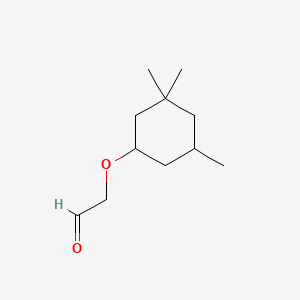 molecular formula C11H20O2 B12648453 [(3,3,5-Trimethylcyclohexyl)oxy]acetaldehyde CAS No. 84930-12-1