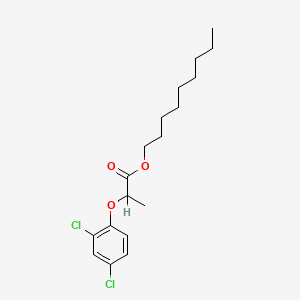 molecular formula C18H26Cl2O3 B12648479 Nonyl 2-(2,4-dichlorophenoxy)propionate CAS No. 94043-02-4