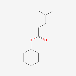 molecular formula C12H22O2 B12648483 Cyclohexyl 4-methylvalerate CAS No. 71662-20-9