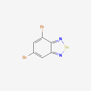 molecular formula C6H2Br2N2Se B12648495 2,1,3-Benzoselenadiazole, 4,6-dibromo- CAS No. 20814-39-5