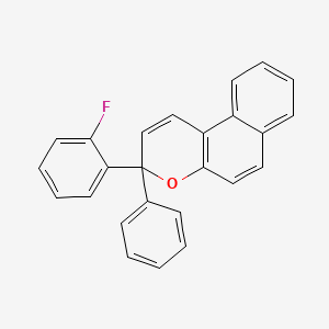 molecular formula C25H17FO B1264850 3-(2-Fluorophenyl)-3-phenyl-3h-naphtho[2,1-b]pyran CAS No. 221680-02-0