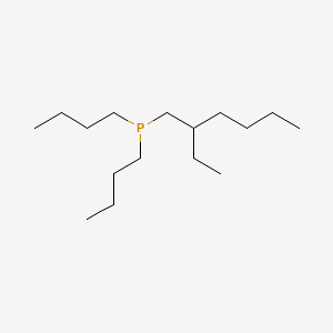 molecular formula C16H35P B12648501 Phosphine, dibutyl(2-ethylhexyl)- CAS No. 129678-03-1