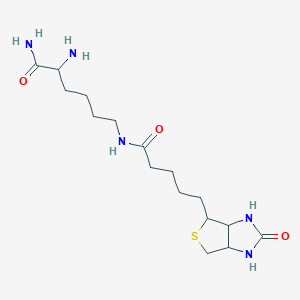 molecular formula C16H29N5O3S B1264851 Biocytin amide 