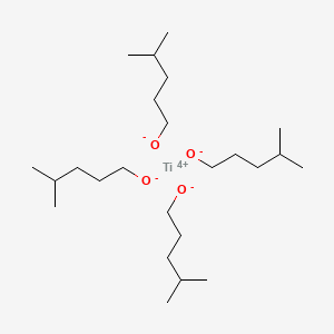 molecular formula C24H52O4Ti B12648527 Titanium tetrakis(4-methylpentanolate) CAS No. 71965-00-9