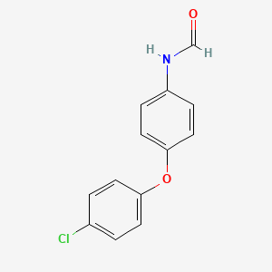 molecular formula C13H10ClNO2 B12648558 N-(4-(4-Chlorophenoxy)phenyl)formamide CAS No. 51489-62-4