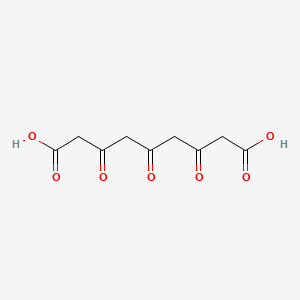 molecular formula C9H10O7 B12648564 3,5,7-Trioxononanedioic acid CAS No. 93841-16-8