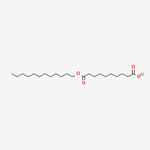 molecular formula C22H42O4 B12648572 Dodecyl hydrogen sebacate CAS No. 92739-54-3