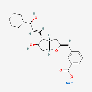 molecular formula C24H29NaO5 B1264858 Taprostene sodium CAS No. 87440-45-7