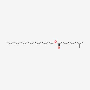 molecular formula C23H46O2 B12648583 Tetradecyl isononanoate CAS No. 84777-62-8