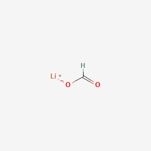 molecular formula CH2LiO2 B1264860 Lithium formate CAS No. 556-63-8