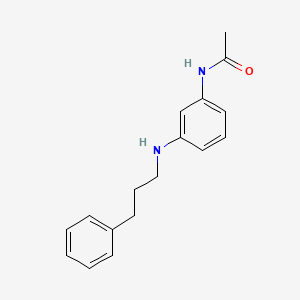 molecular formula C17H20N2O B12648612 N-[3-[(3-Phenylpropyl)amino]phenyl]acetamide CAS No. 93805-17-5