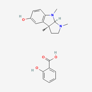 molecular formula C20H24N2O4 B12648648 Eseroline salicylate CAS No. 70310-72-4