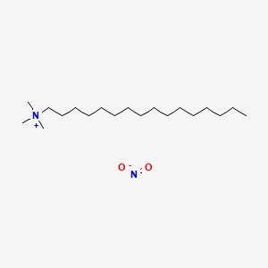 molecular formula C19H42N2O2 B12648672 Hexadecyltrimethylammonium nitrite CAS No. 3084-33-1