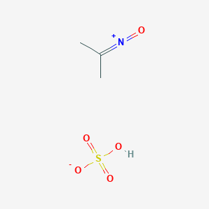 molecular formula C3H7NO5S B12648682 Isopropylhydroxylammonium hydrogen sulphate CAS No. 63758-85-0