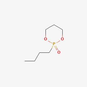 molecular formula C7H15O3P B12648710 2-Butyl-1,3,2-dioxaphosphorinane 2-oxide CAS No. 118792-93-1