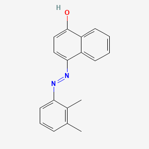 molecular formula C18H16N2O B12648720 4-((Dimethylphenyl)azo)-1-naphthol CAS No. 85136-31-8