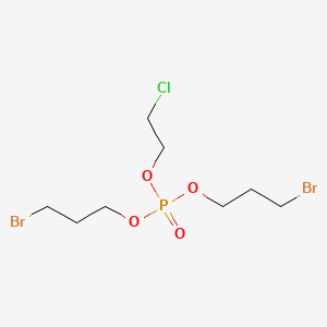 molecular formula C8H16Br2ClO4P B12648743 Bis(bromopropyl) chloroethyl phosphate CAS No. 63039-25-8