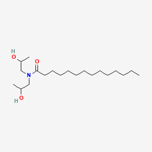 molecular formula C20H41NO3 B12648750 Myristic diisopropanolamide CAS No. 16516-36-2