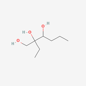 molecular formula C8H18O3 B12648778 2-Ethylhexane-1,2,3-triol CAS No. 78137-46-9