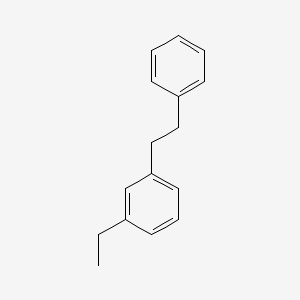 molecular formula C16H18 B12648784 Benzene, 1-ethyl-3-(2-phenylethyl)- CAS No. 125328-94-1