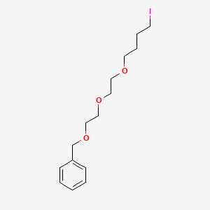 molecular formula C15H23IO3 B12648799 ((2-(2-(4-Iodobutoxy)ethoxy)ethoxy)methyl)benzene 