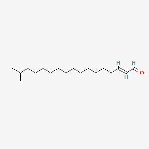 molecular formula C18H34O B12648808 Isooctadecenal CAS No. 94246-81-8