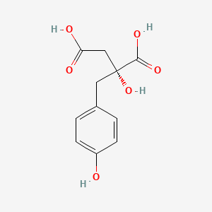molecular formula C11H12O6 B1264881 Eucomic acid 