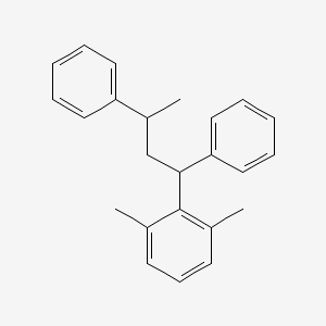 molecular formula C24H26 B12648811 (1,3-Diphenylbutyl)-m-xylene CAS No. 94279-12-6