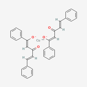 molecular formula C34H26CuO4 B12648832 (1Z,4E)-1-Hydroxy-1,5-diphenyl-1,4-pentadien-3-one CAS No. 6290-84-2