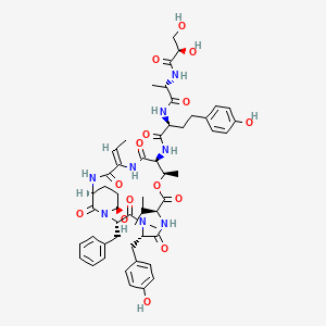molecular formula C53H68N8O15 B1264884 Lyngbyastatin 5 